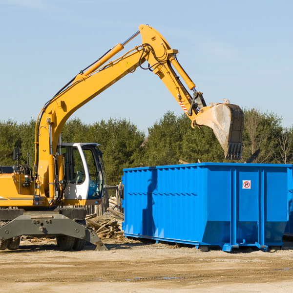 are there any restrictions on where a residential dumpster can be placed in Flor del Rio TX